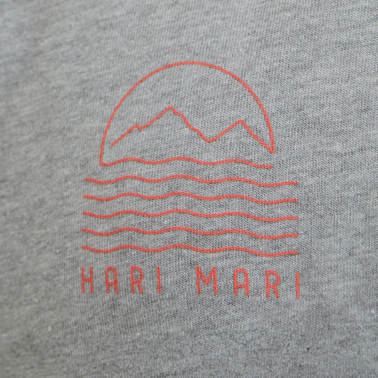 Sun & Sea PowderFleece | Heather Gray/Pink