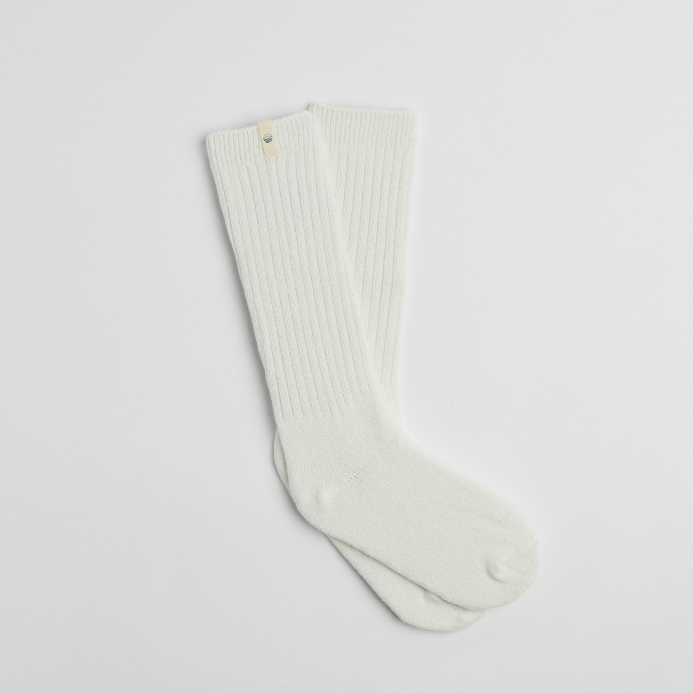 CloudComfort Crew Sock | White