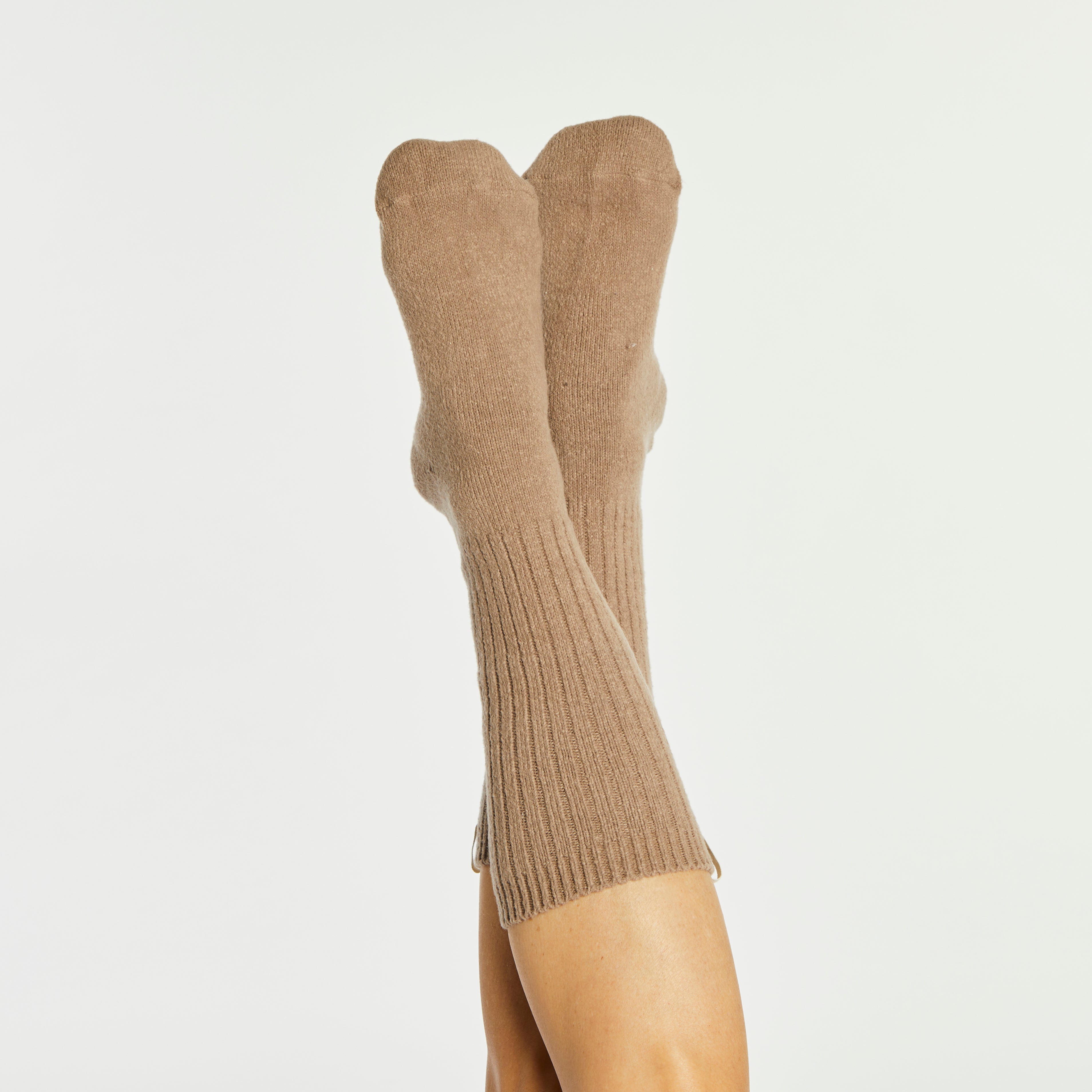 CloudComfort Crew Sock | Camel