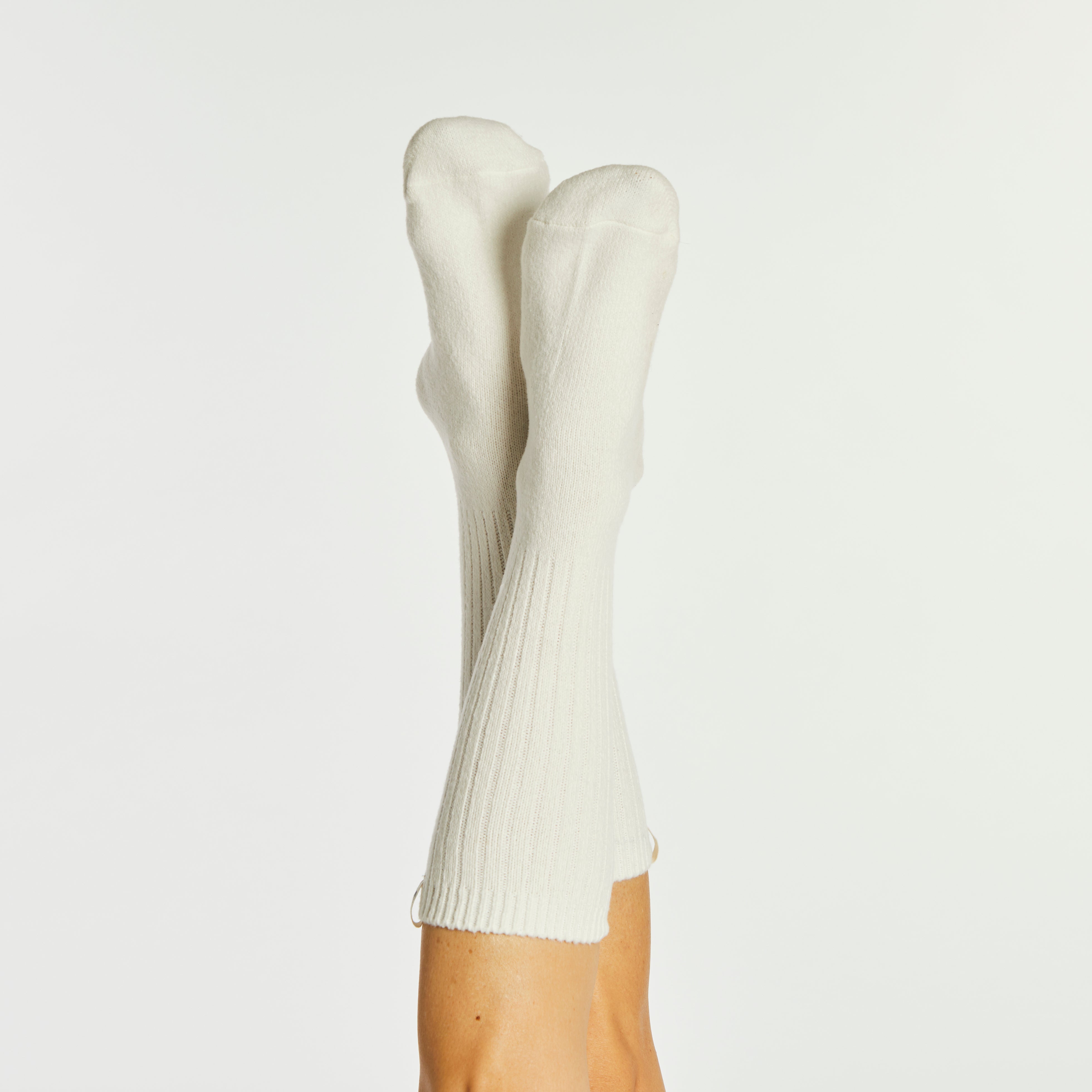 CloudComfort Crew Sock | White