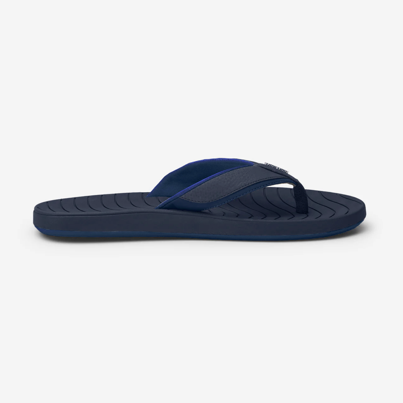 Navy shops blue dressy flip flops