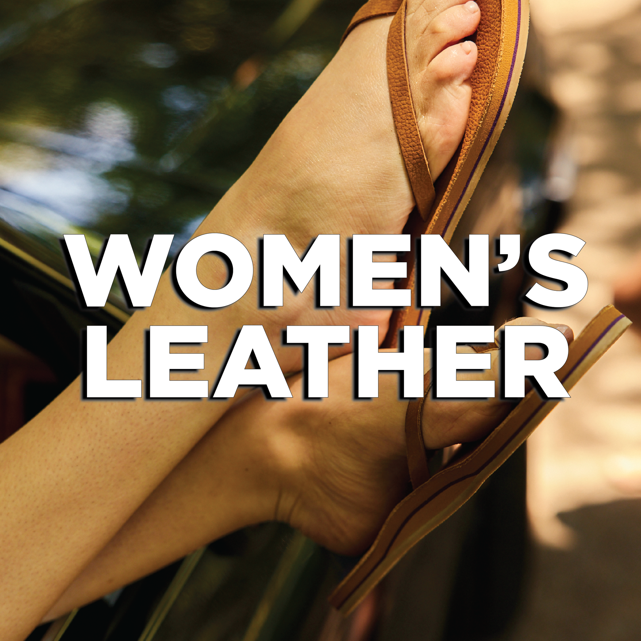 Women's Leather Flip Flops - Hari Mari
