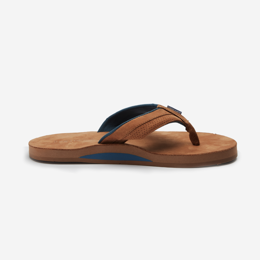 Hari Mari Mens Grande Flip Flops - Tan