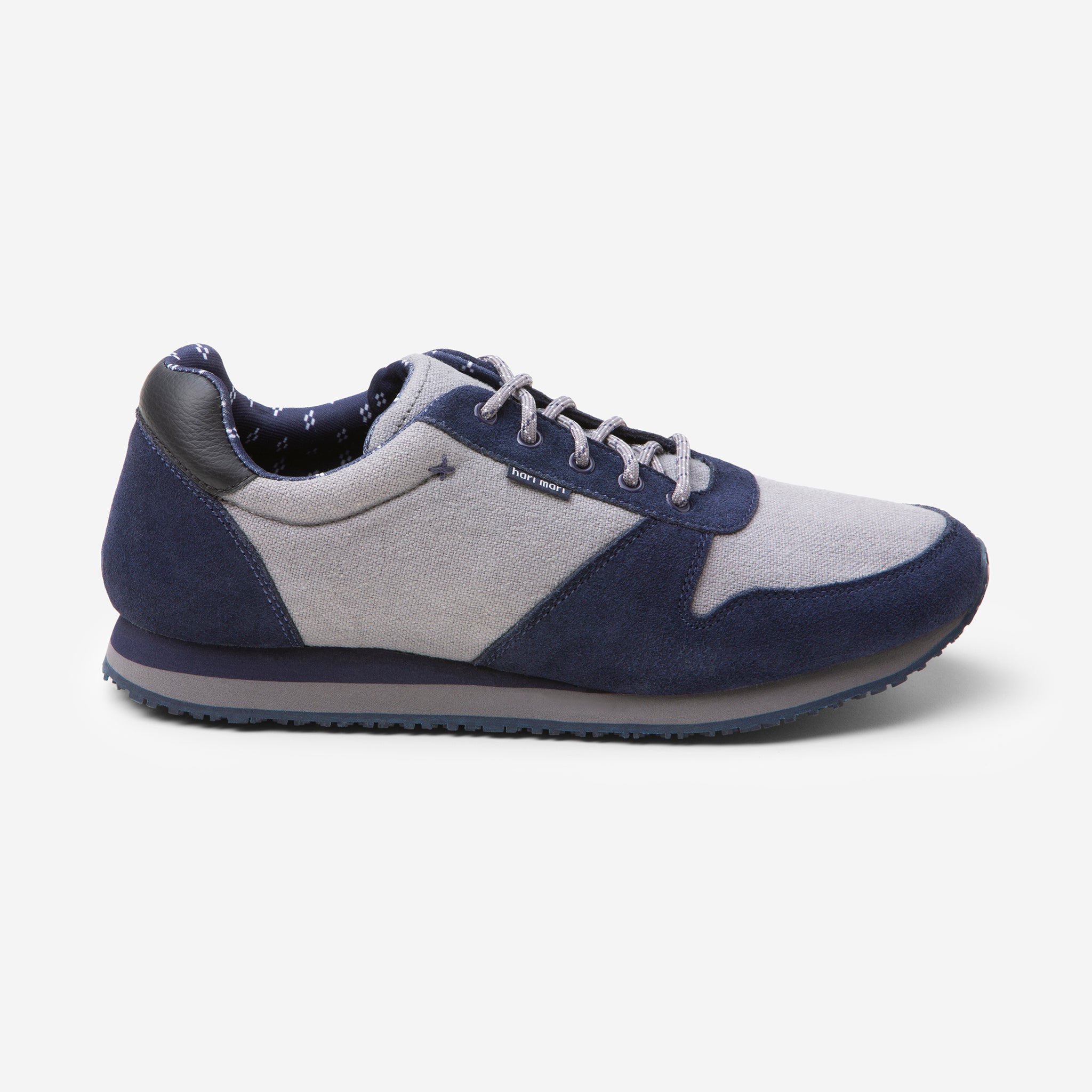 Dos Santos Retro Runner - Mens - Navy - Side View