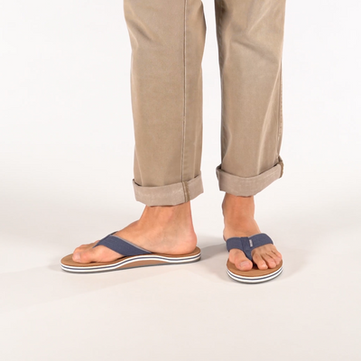 Indigo / Gray Hari Mari Flip Flops for Men