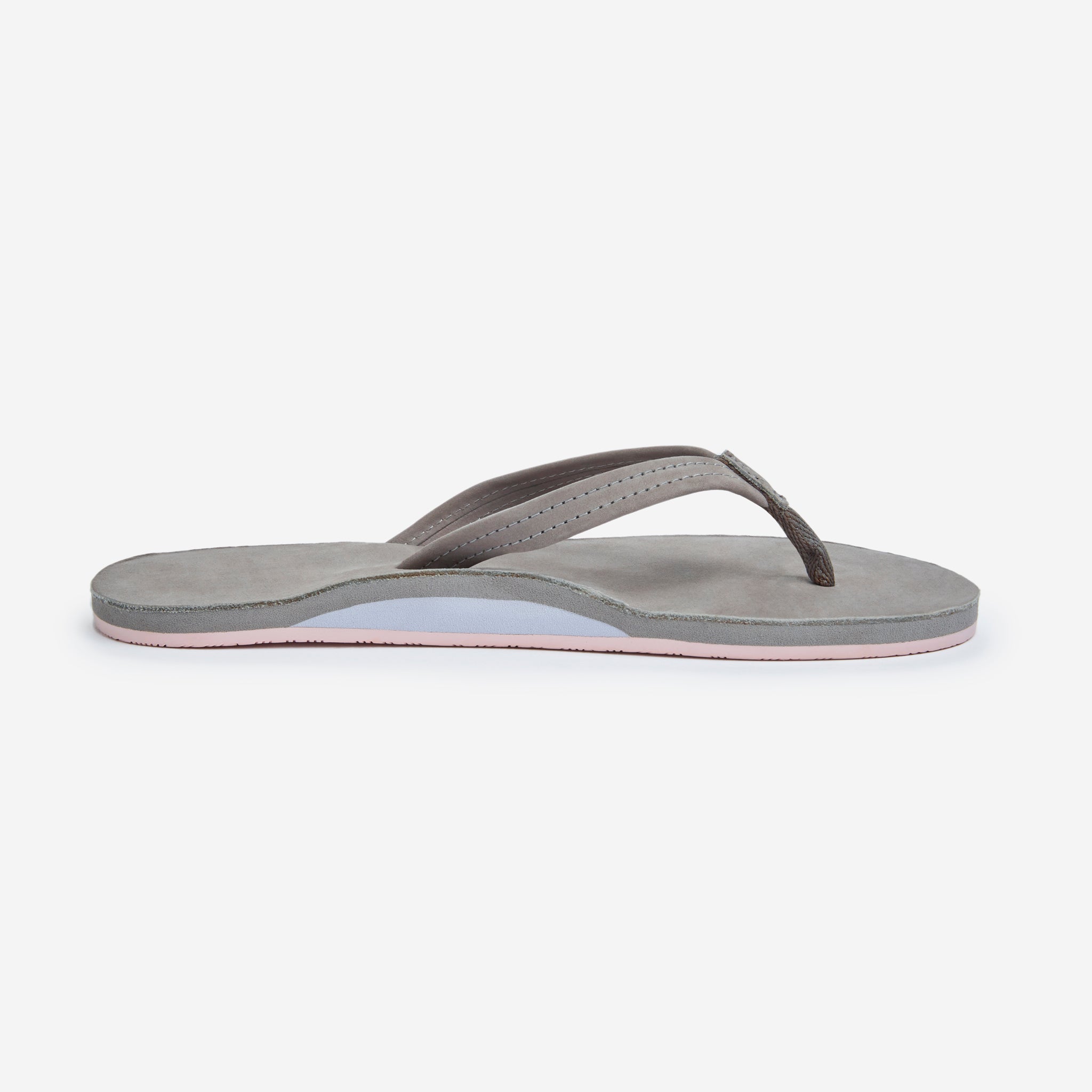 Light Gray/Blush Fields Flip Flops - Hari Mari Womens