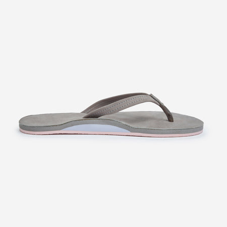 Women's Fields Flip Flops - Light Gray / Blush – Hari Mari