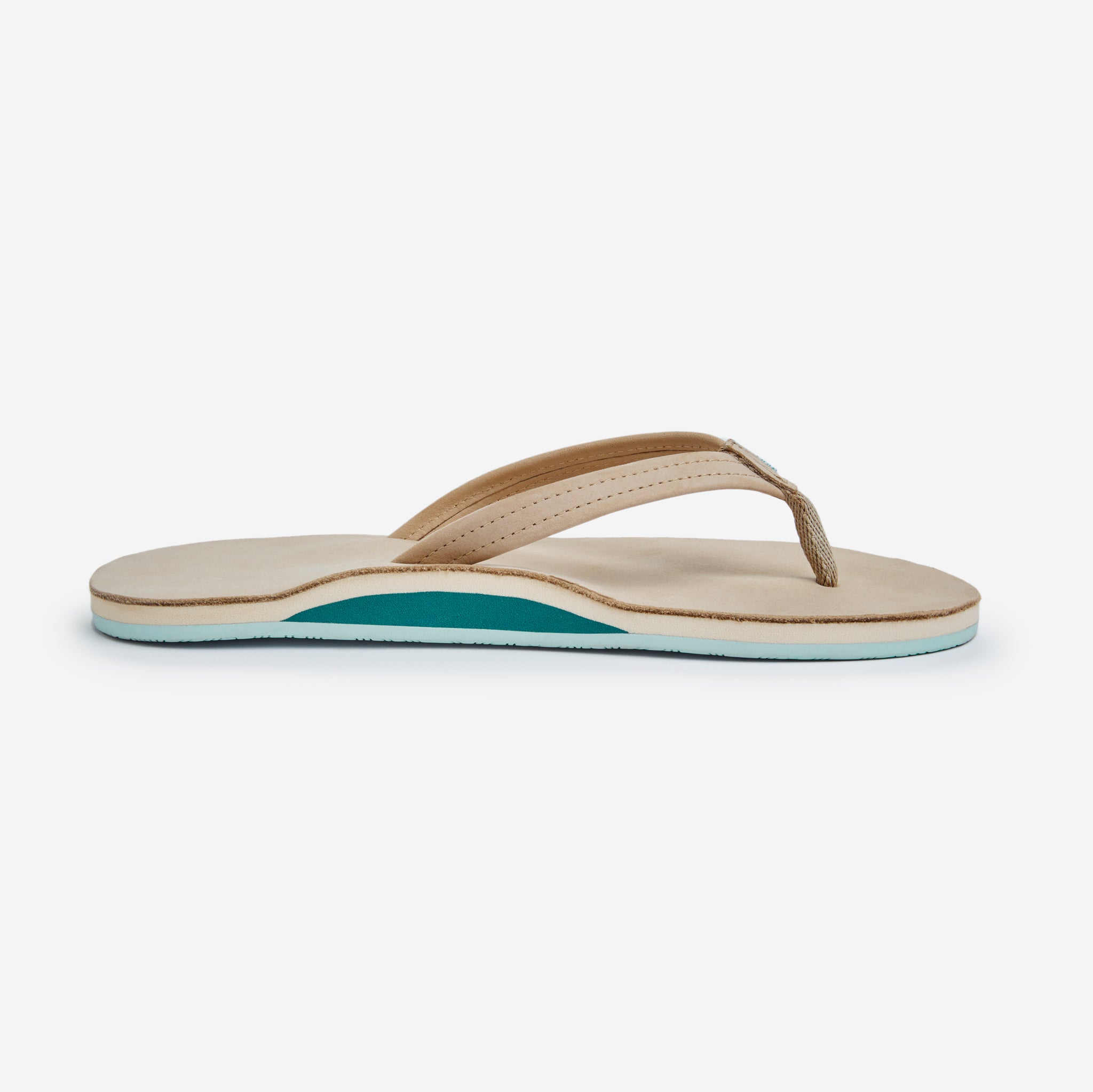 Hari Mari Fields Flip Flops - Taupe/Sea Glass