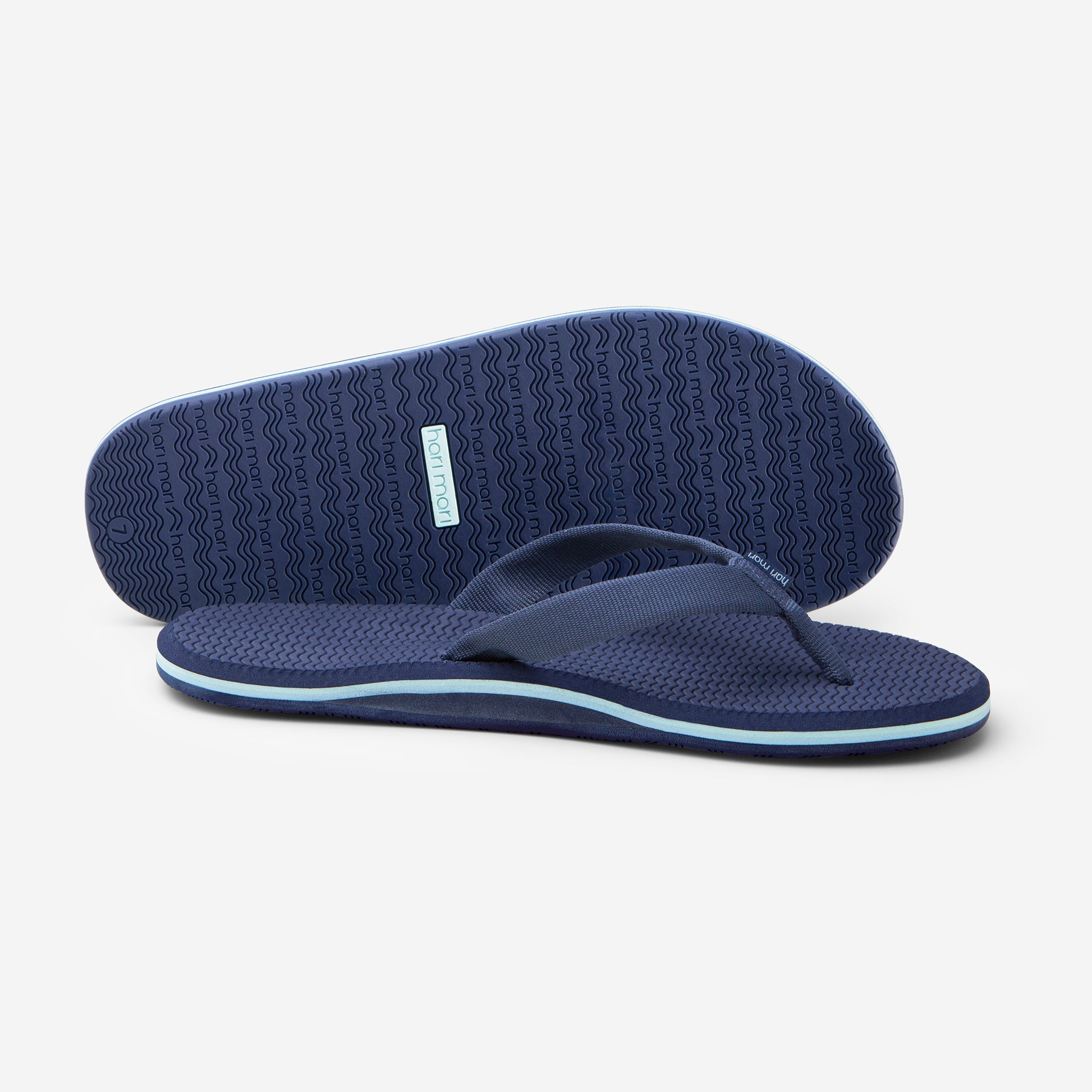 Navy Dunes Flip Flops - Hari Mari Womens