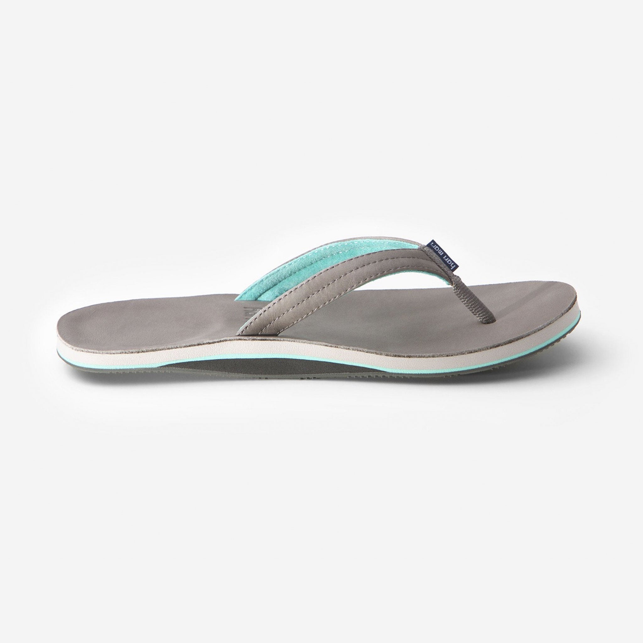 Women s Lakes Flip Flops Dark Gray Mint Hari Mari