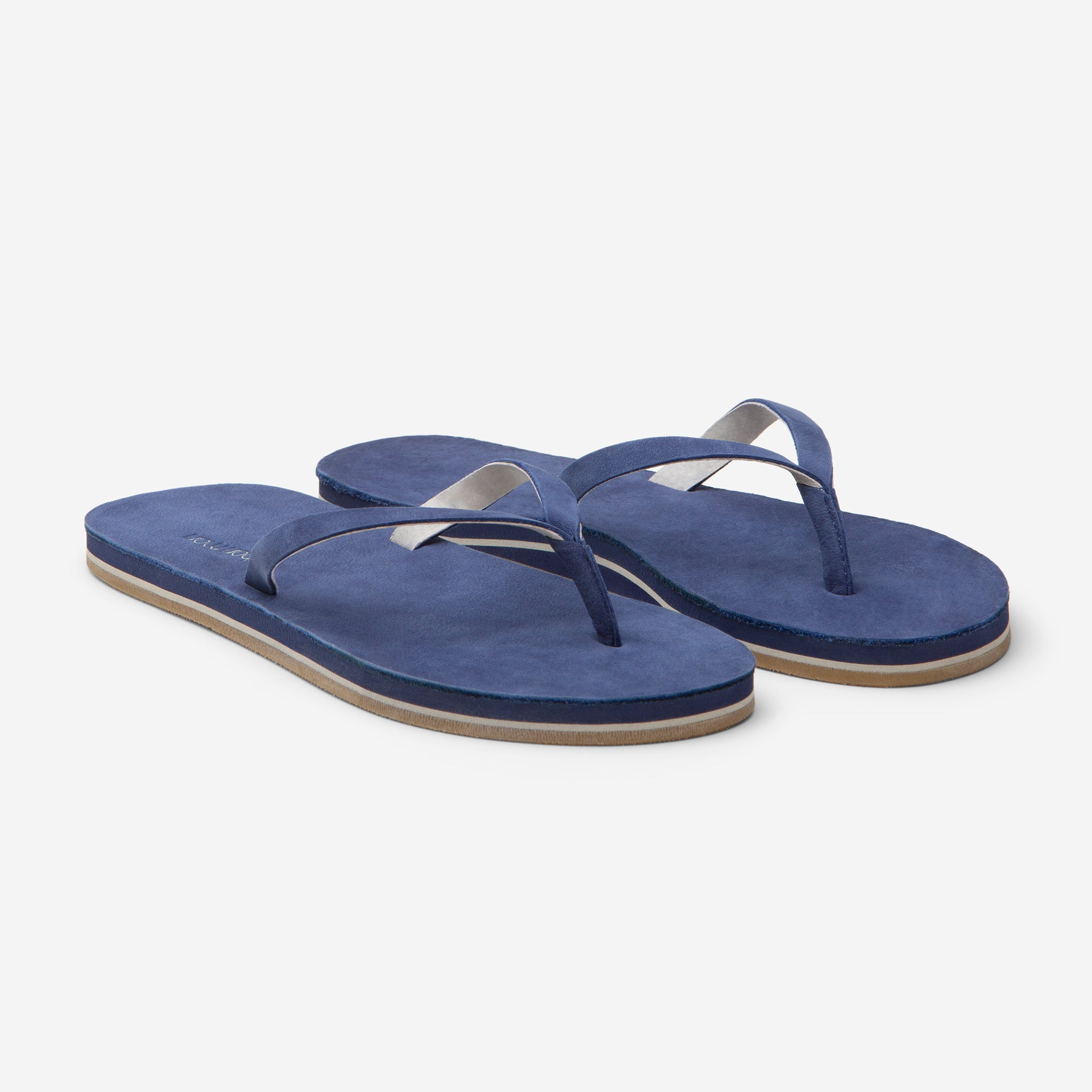 Navy Meadows Flip Flops - Hari Mari Women's