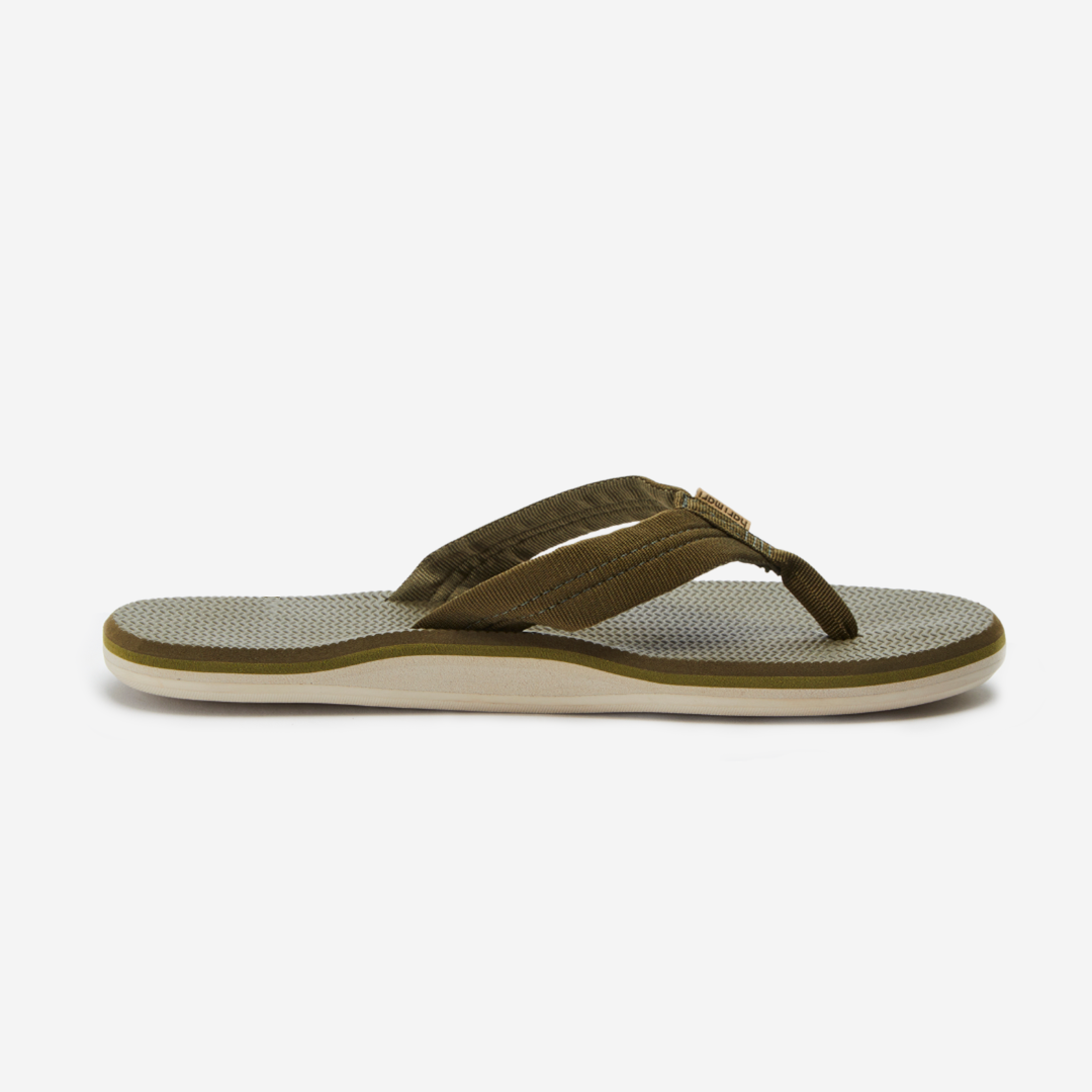 Mens Dunes Flip Flops - Forest