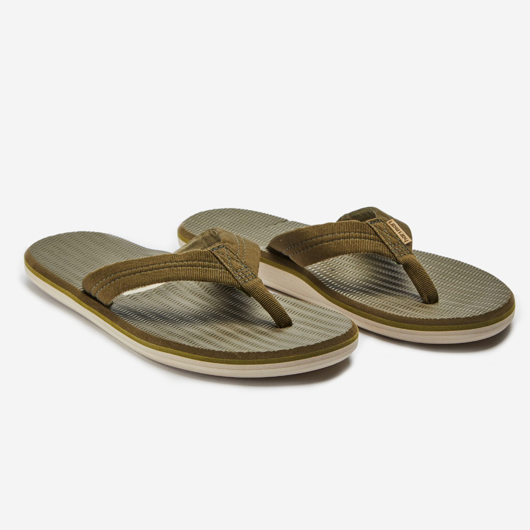 Hari Mari Mens Dunes Flip Flops - Forest