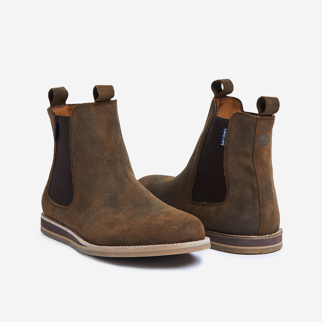 Barbour mens best sale suede chelsea boots